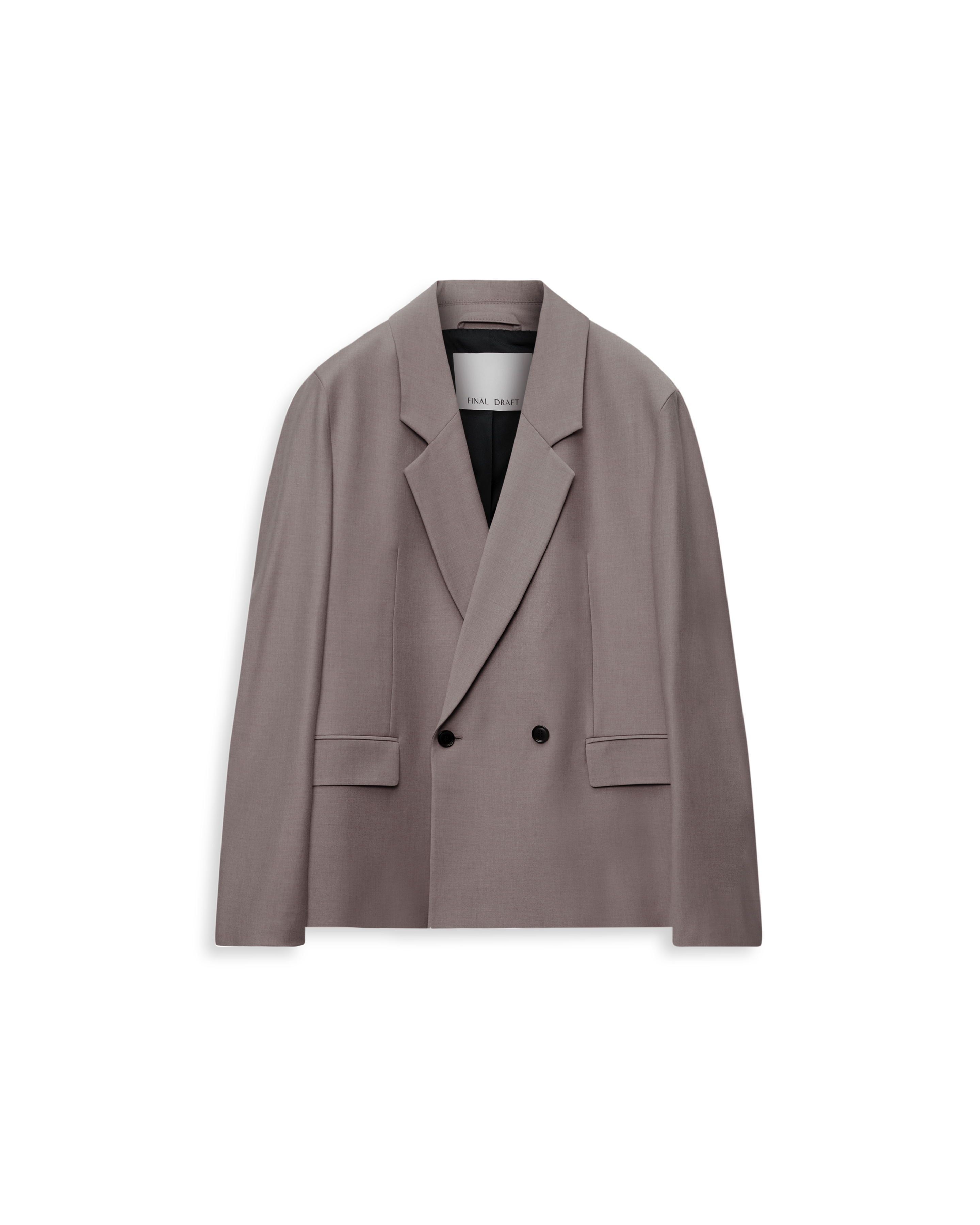 A*i様 L*H様 25ss doublet dusty tailored ja 25ss doublet dusty tailored jacket gray Double Breasted Jacket (ฺ