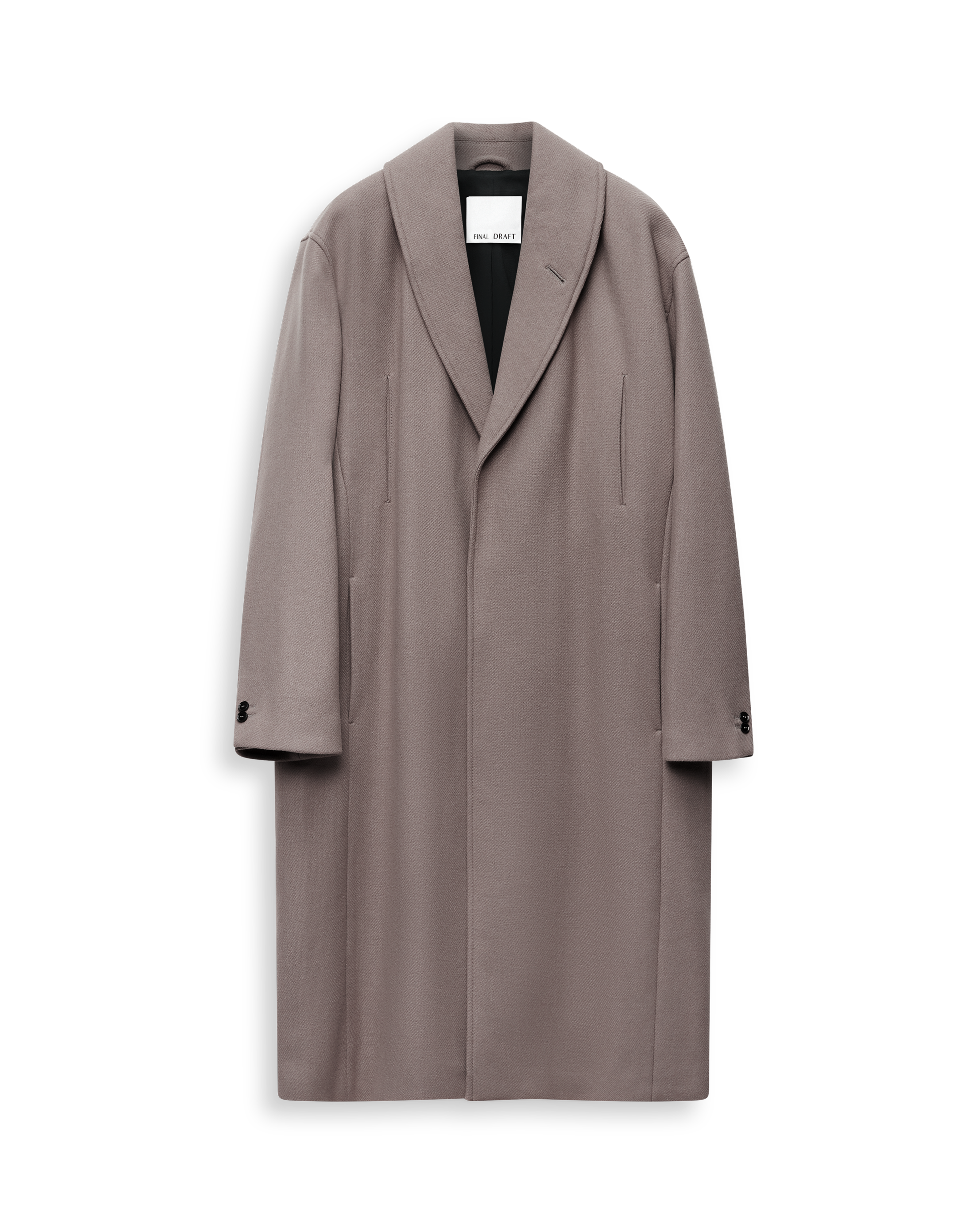 FINAL  ファイナルホーム wool coat Oversized Coat – Modern Outer Layer in Wool Blend | Final Draft