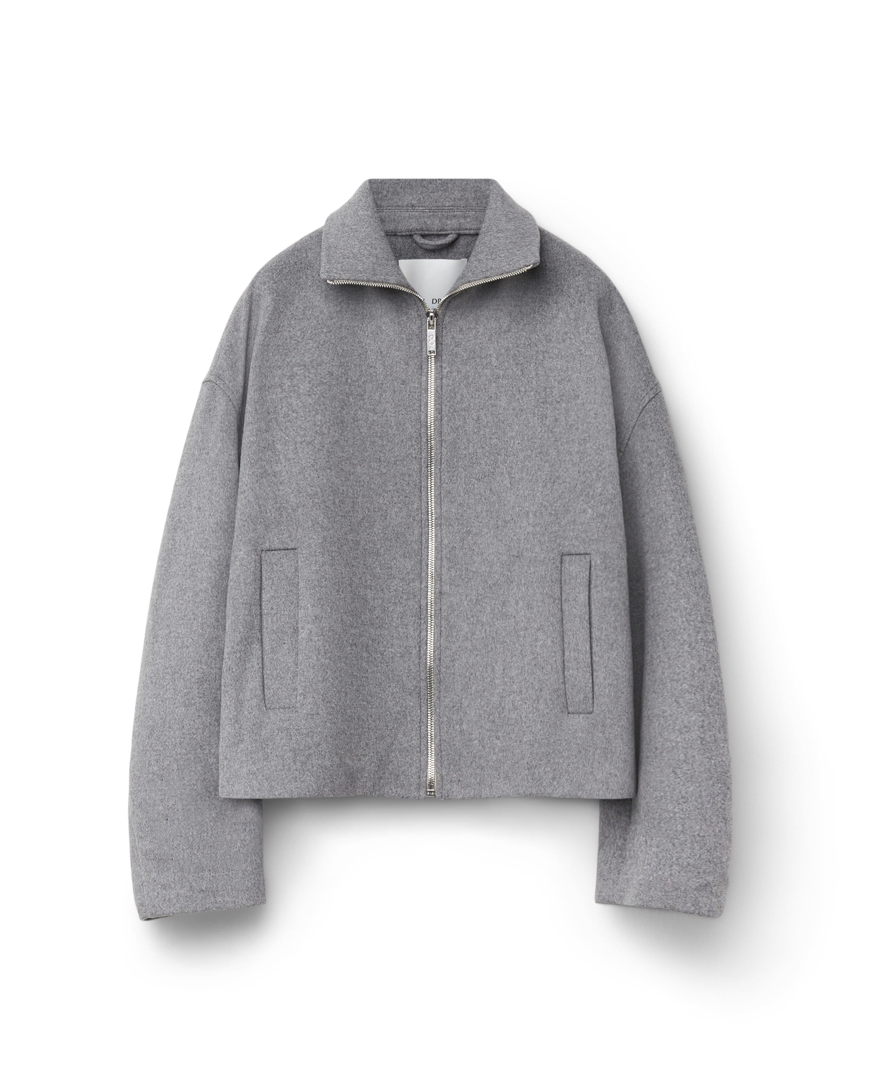 Zip Jacket - Cropped Wool Blend | Final Draft Clo – finaldraftclo