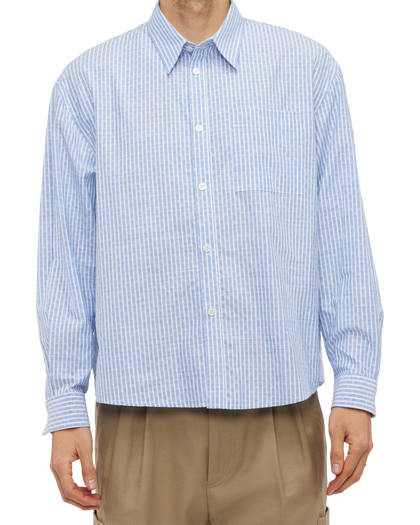 552 - Oversized Striped Shirt - 1 - 144124 - 3100