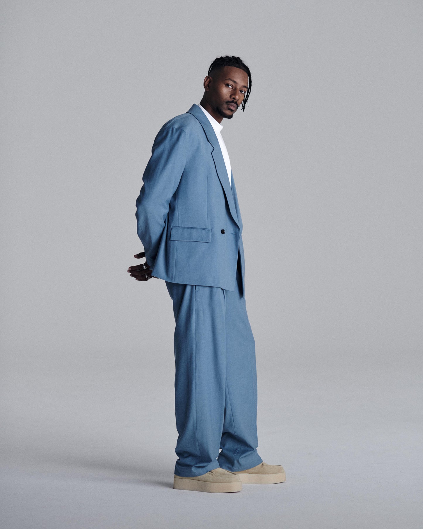 100 - Double Breasted Blazer - 1 - 120266 - 3607