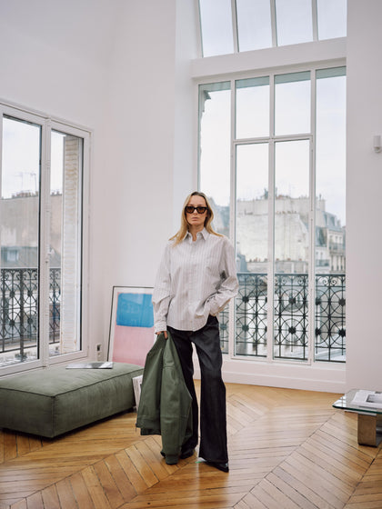 552 - Oversized Striped Shirt - 1 - 144095 - 3905