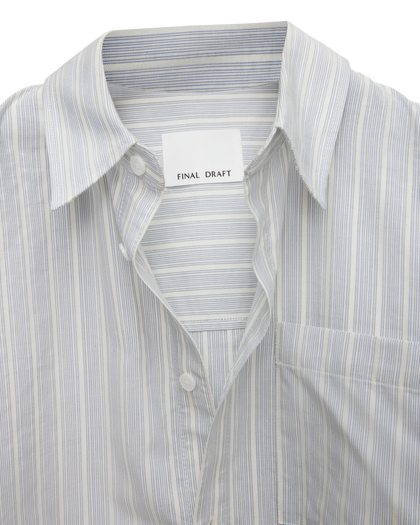 552 - Oversized Striped Shirt - 1 - 144095 - 3905