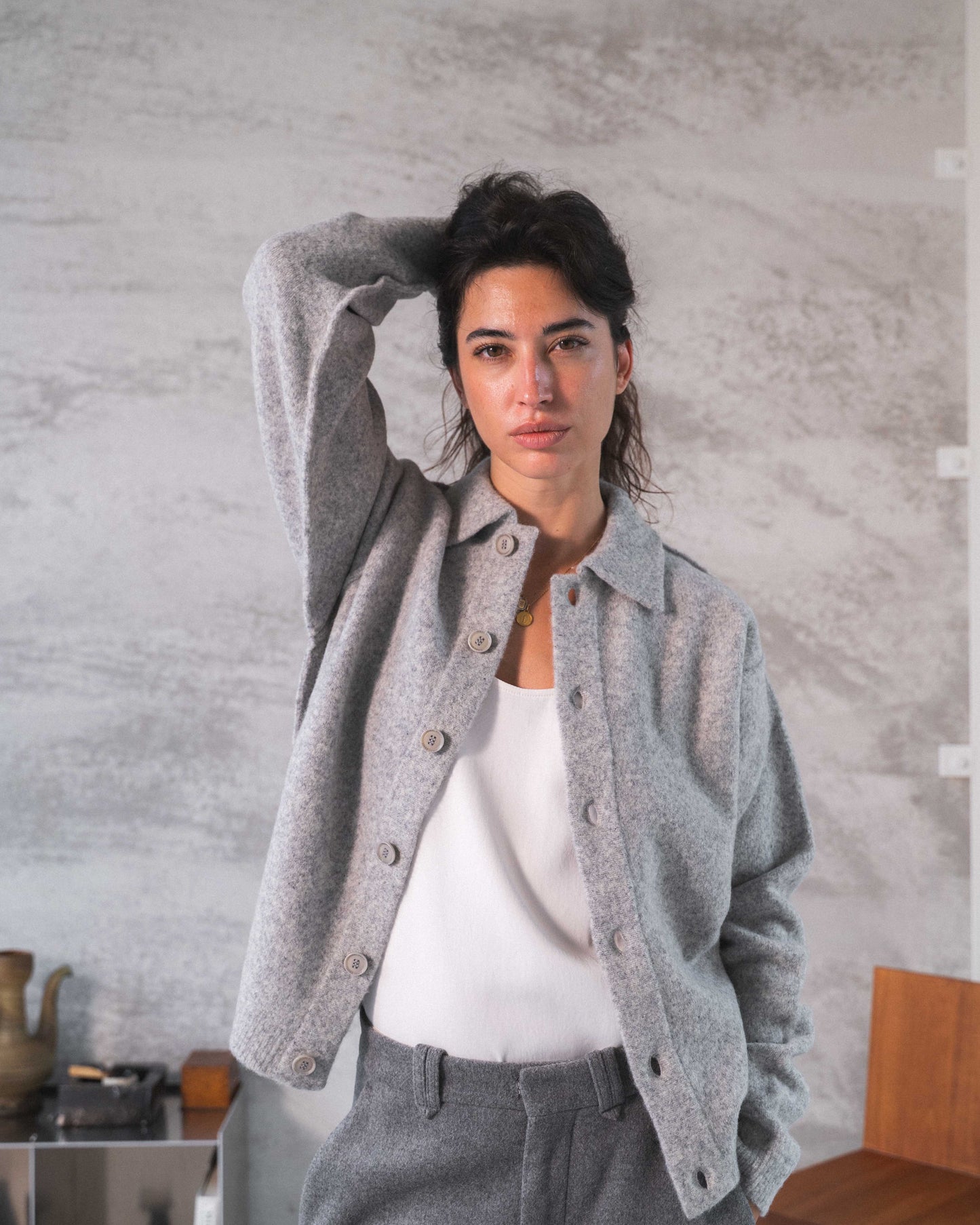 308 - Knit Polo Cardigan - 1 - 422137 - 1714