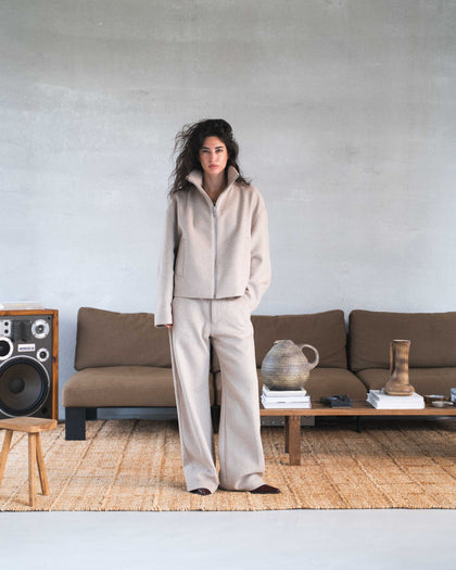 808 - Wide Leg Wool Pants - 1 - 120282 - 1713