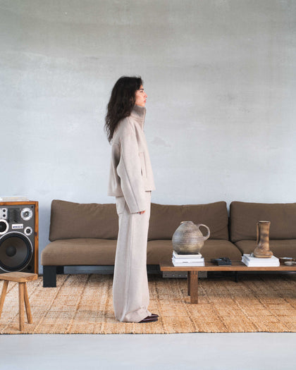 808 - Wide Leg Wool Pants - 1 - 120282 - 1713