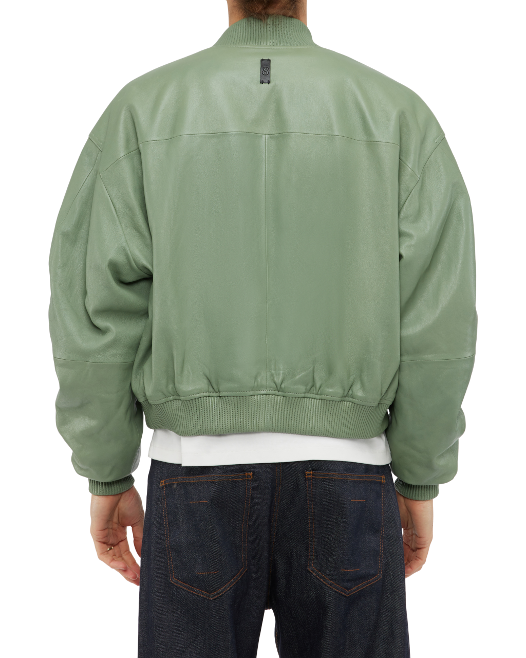107 - Cropped Leather Bomber Jacket - 1 - 180085 - 2604