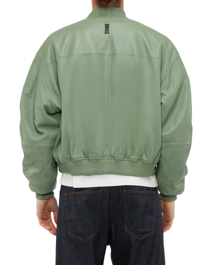 107 - Cropped Leather Bomber Jacket - 1 - 180085 - 2604