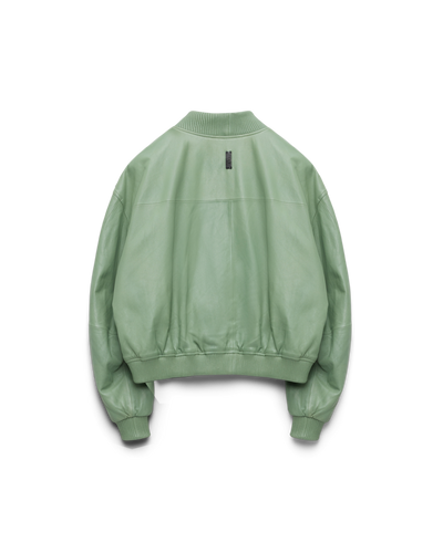 107 - Cropped Leather Bomber Jacket - 1 - 180085 - 2604
