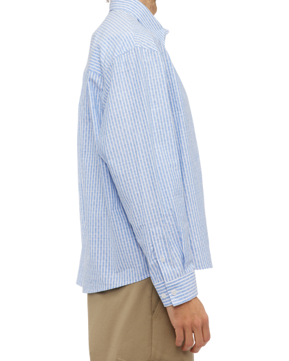 552 - Oversized Striped Shirt - 1 - 144124 - 3100