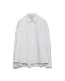 552 - Oversized Striped Shirt - 144095 - 3905