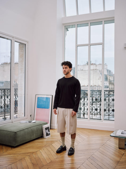 900 - Box Pleated Wide Leg Shorts - 1 - 190001 - 1817