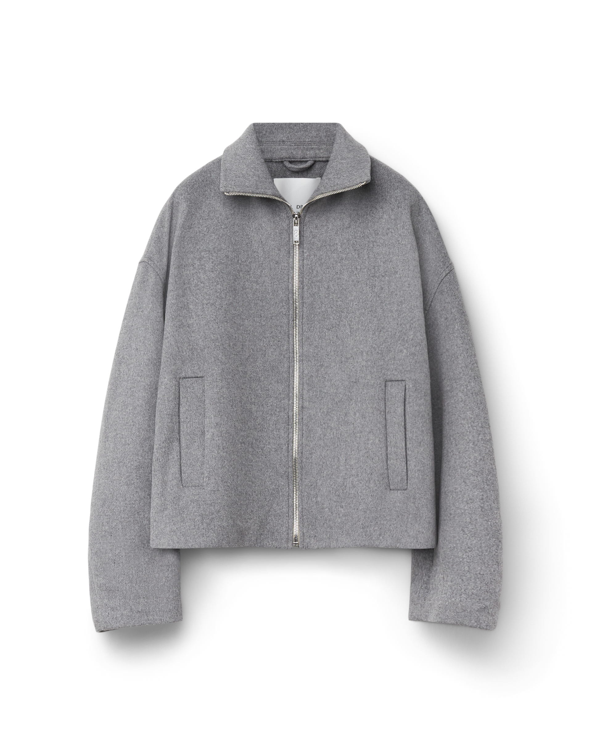 Zip Jacket - Cropped Wool Blend | Final Draft Clo – finaldraftclo