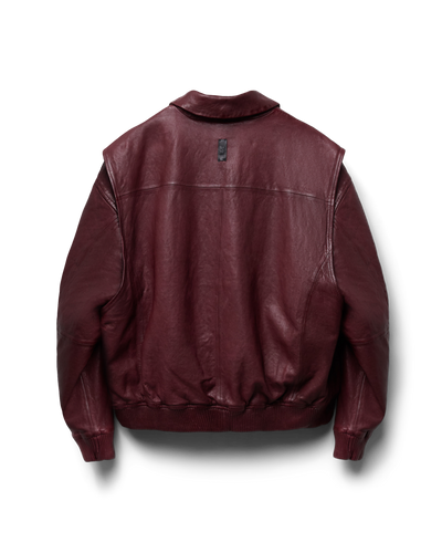 112 - Leather Bomber Jacket - 1 - 180113 - 5101