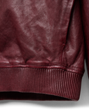 112 - Leather Bomber Jacket - 180113 - 5101