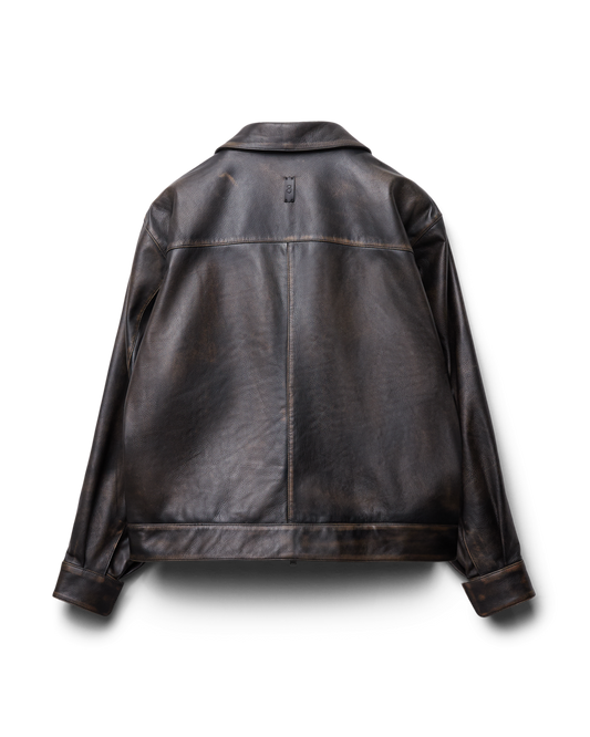 119 - Leather Bomber Blouson Jacket - 1 - 180152 - 1116