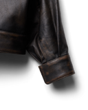 119 - Leather Bomber Blouson Jacket - 180152 - 1116