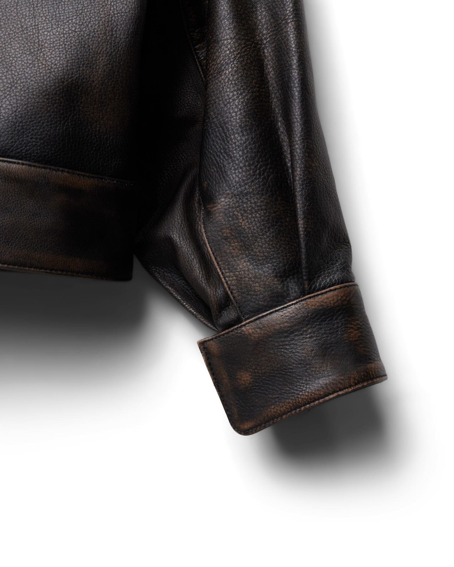 119 - Leather Bomber Blouson Jacket - 180152 - 1116