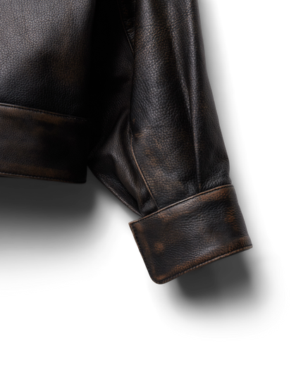 119 - Leather Bomber Blouson Jacket - 1 - 180152 - 1116