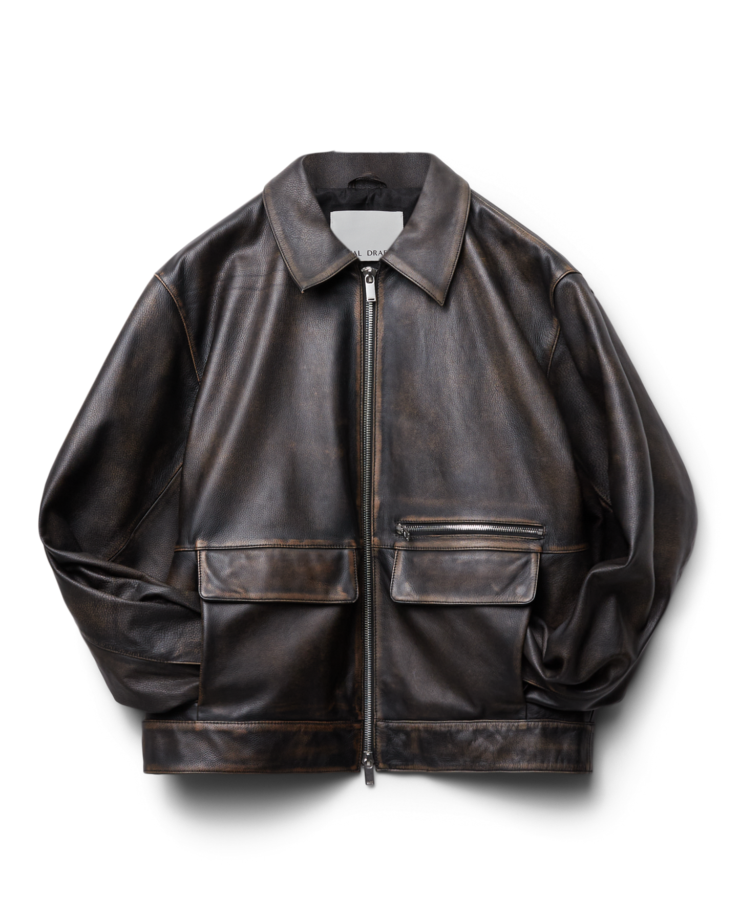 119 - Leather Bomber Blouson Jacket - 180152 - 1116