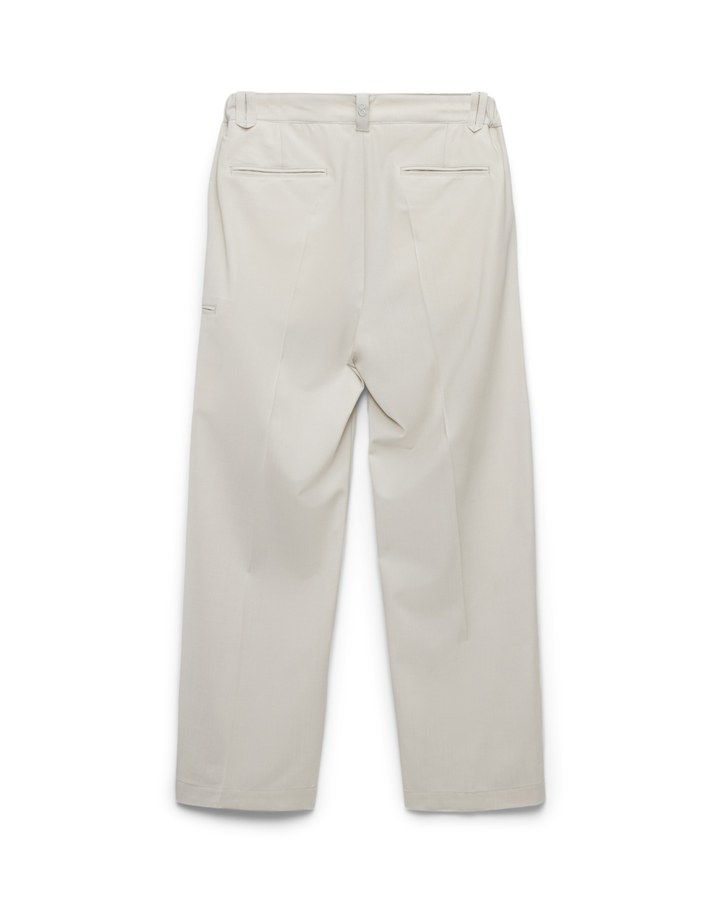 Box Pleated Wide Leg Pants – Creme White Box Pleated Wide Leg Pants – Creme White