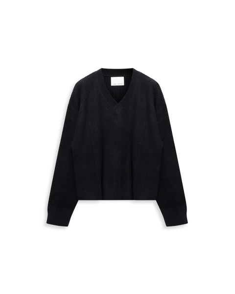 トップス CLESSTE FINE WOOL V-NECK KNIT PULLOVER V-Neck Knit Sweater – Cozy Comfort | Final Draft Clo – finaldraftclo
