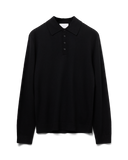 309 - Fine Knit Polo Longsleeve - 420002 - 1000
