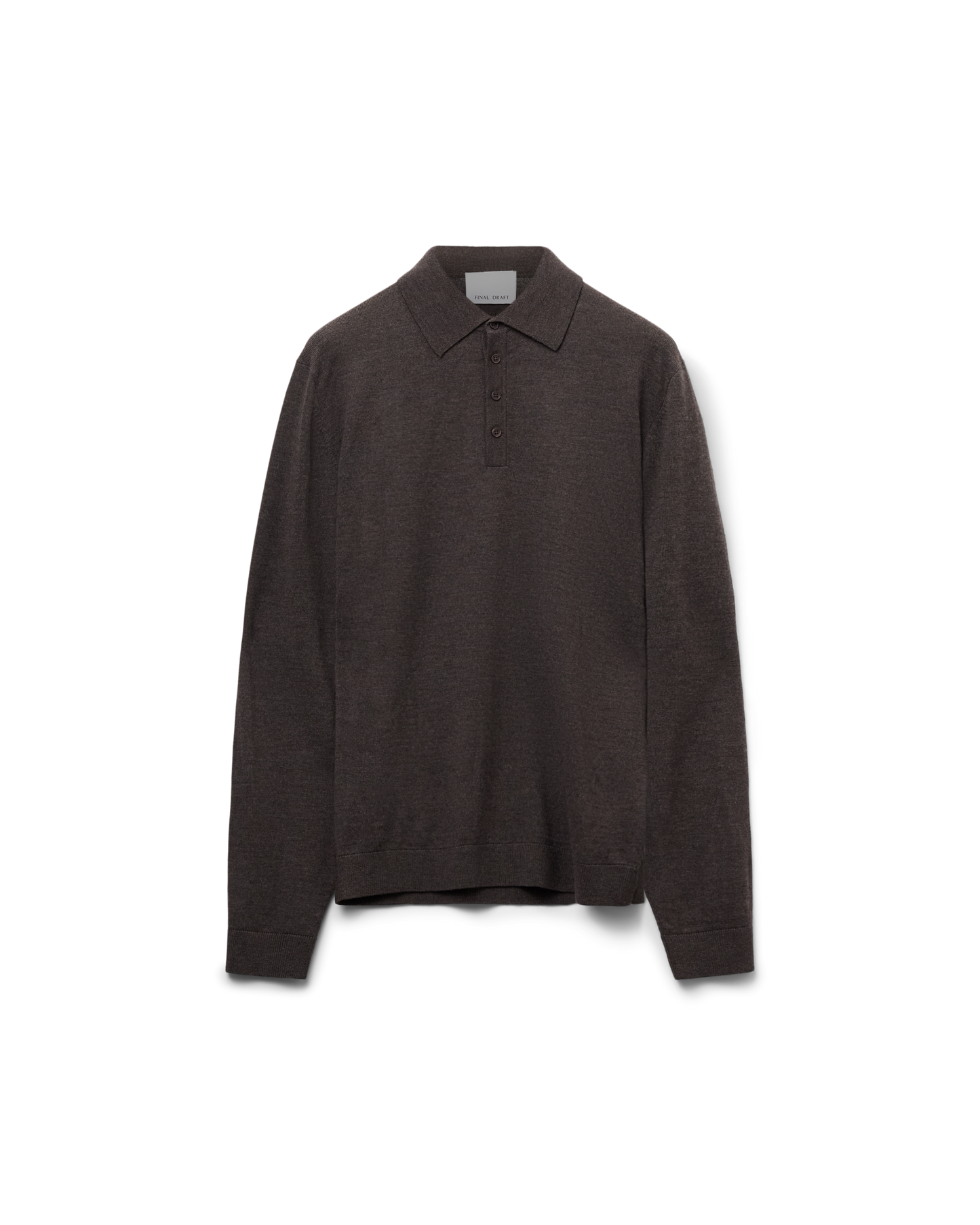 309 - Fine Knit Polo Longsleeve - 420002 - 1118