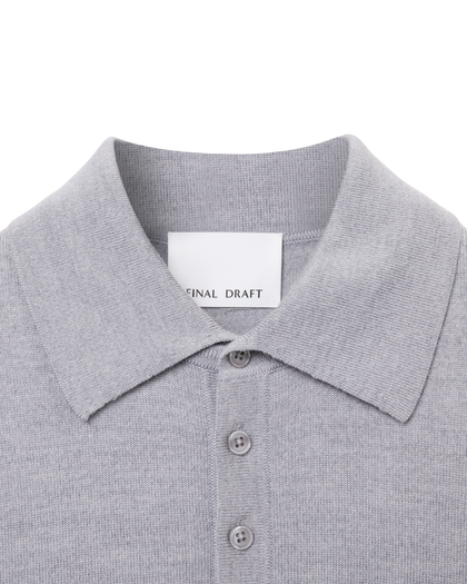 309 - Fine Knit Polo Longsleeve - 420002 - 6610