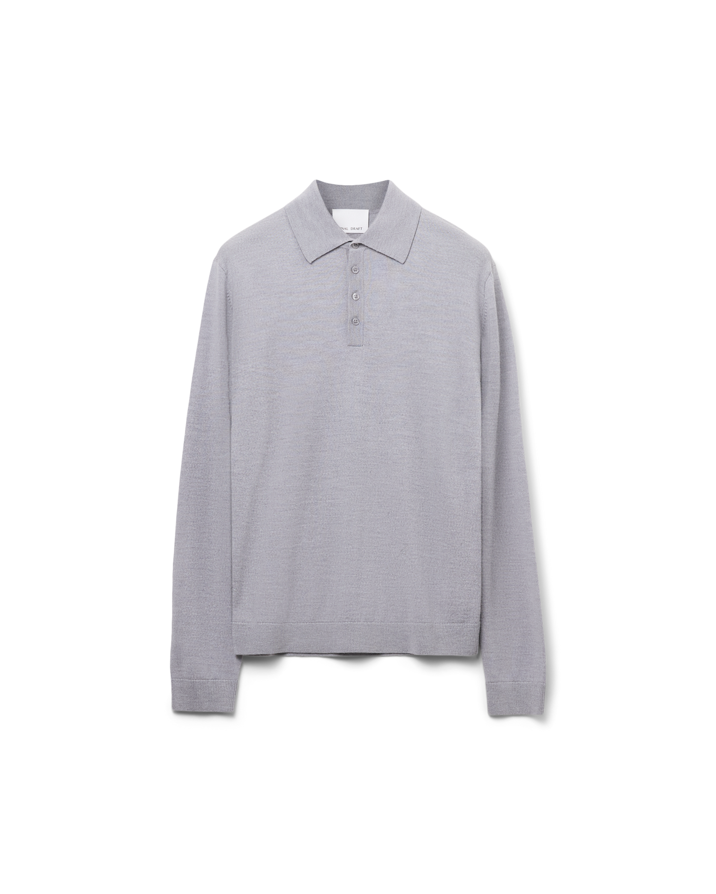 309 - Fine Knit Polo Longsleeve - 420002 - 6610