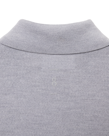 309 - Fine Knit Polo Longsleeve - 420002 - 6610