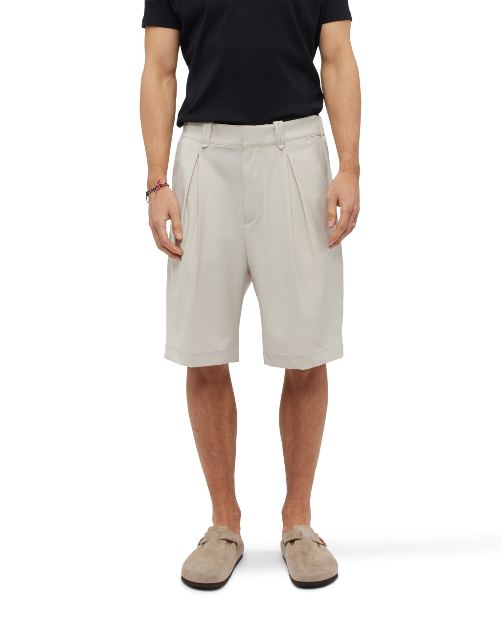 900 - Box Pleated Wide Leg Shorts - 1 - 190001 - 1817