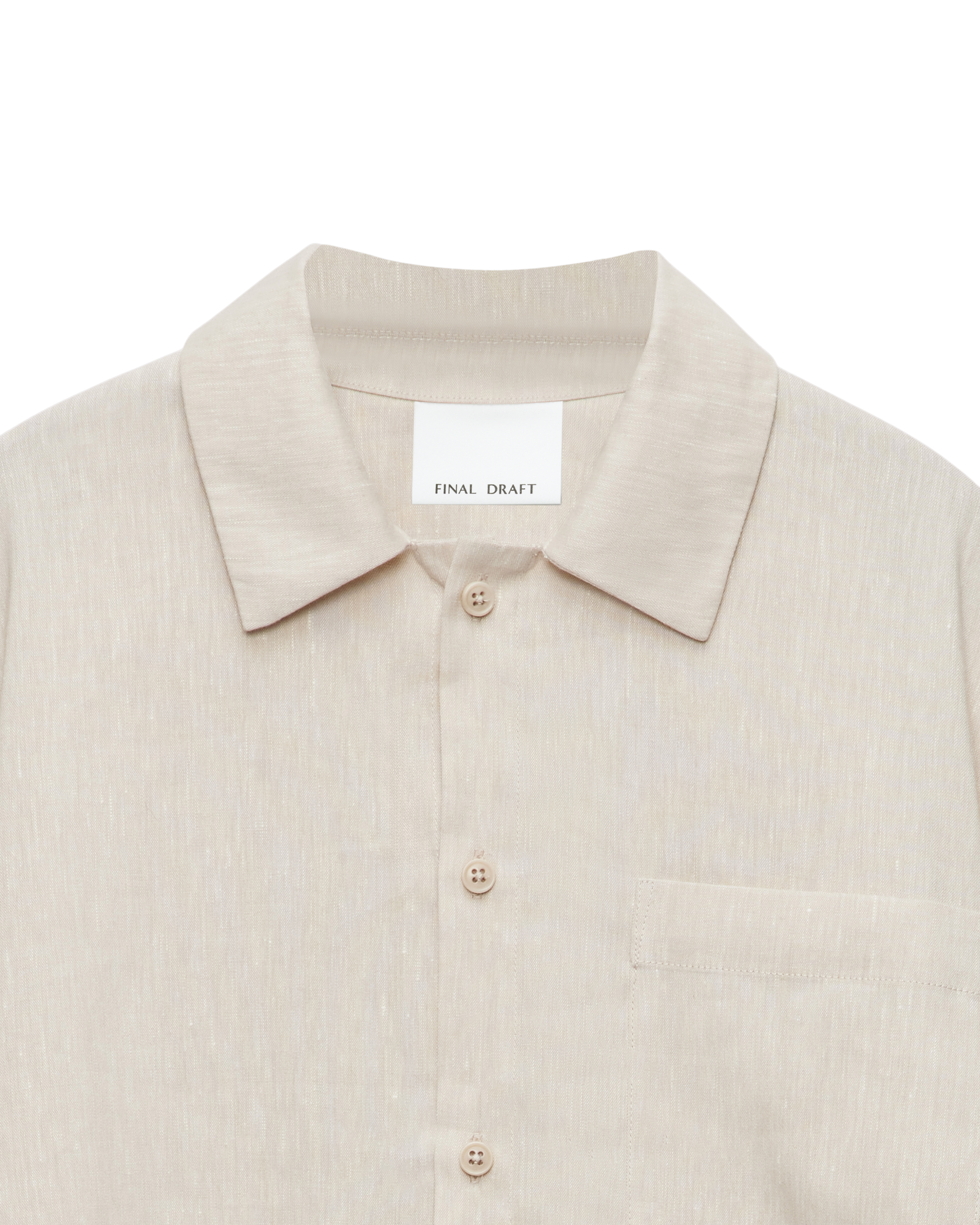 551 Cropped Boxy Short Sleeve Shirt - Comfortable Linen 551 Cropped Boxy Short Sleeve Shirt - Comfortable Linen