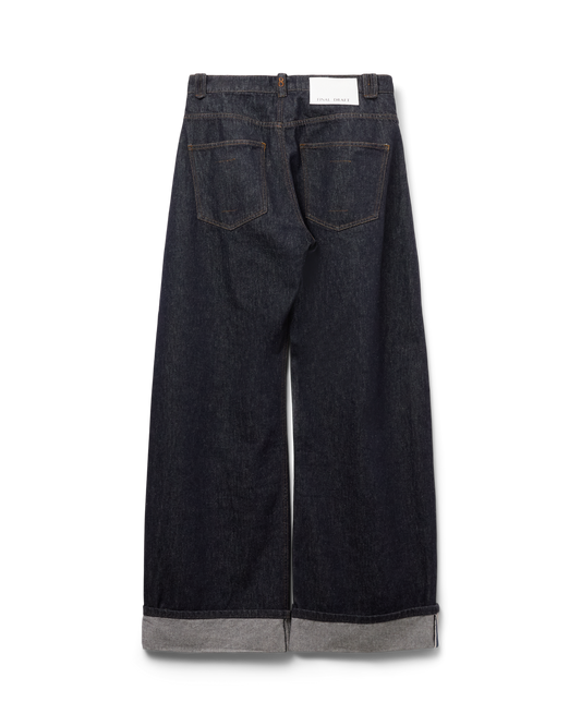 810 - Wide Leg Long 5-Pocket Denim - 260268 - 3000