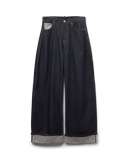810 - Wide Leg Long 5-Pocket Denim - 260268 - 3000