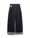 810 - Wide Leg Long 5-Pocket Denim - 260268 - 3000
