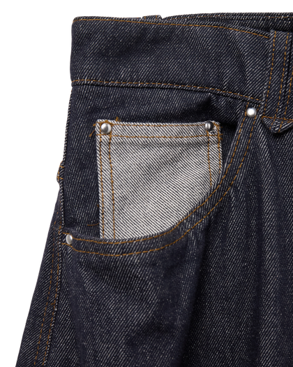 810 - Wide Leg Long 5-Pocket Denim - 260268 - 3000