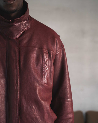 112 - Leather Bomber Jacket - 1 - 180116 - 5101