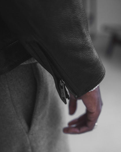 103 - Leather Blouson Jacket - 1 - 180099 - 1000