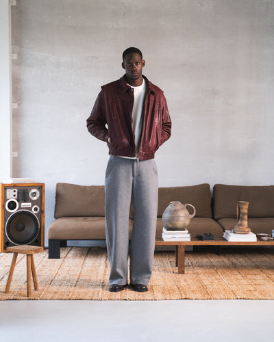 808 - Wide Leg Wool Pants - 1 - 120282 - 6310