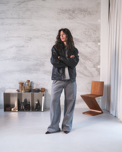 103 - Leather Blouson Jacket - 1 - 180099 - 1000