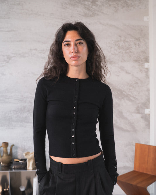 350 - Slim Knit Cardigan - 1 - 420262 - 1000