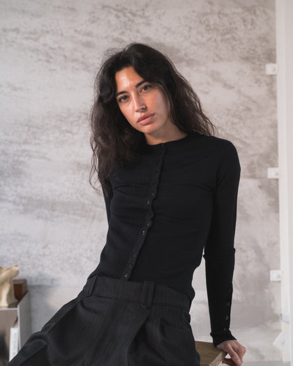 350 - Slim Knit Cardigan - 1 - 420262 - 1000