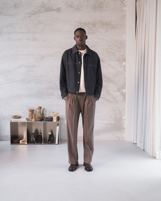 806 - Box Pleated Wide Leg Pants - 2 - 120273 - 1205