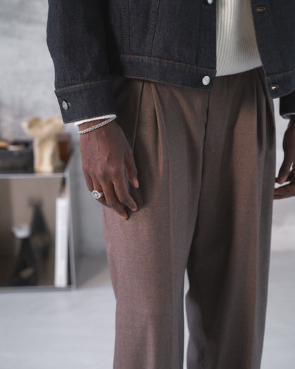 806 - Box Pleated Wide Leg Pants - 2 - 120273 - 1205