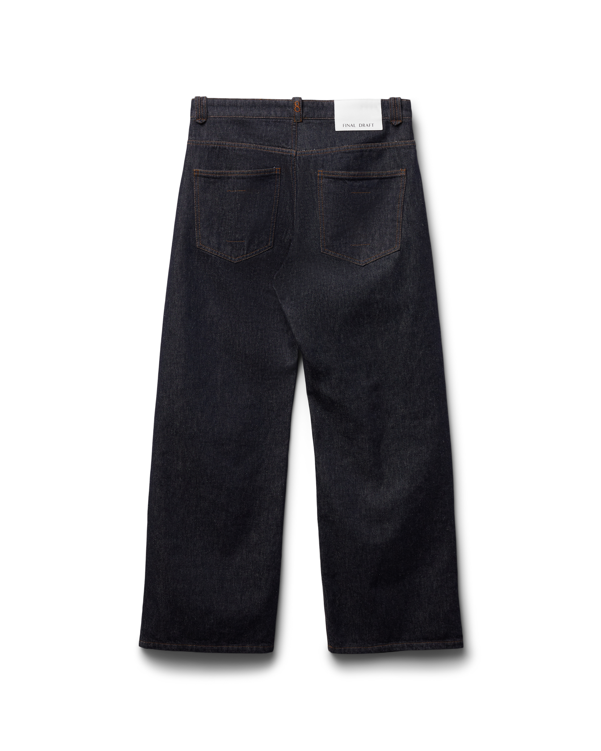 Wide Leg 5-Pocket Denim - Raw Denim with Signature Details | Final