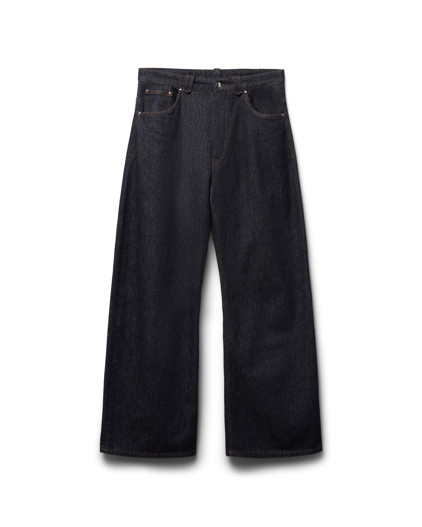 Wide Leg 5-Pocket Denim - Raw Denim with Signature Details | Final