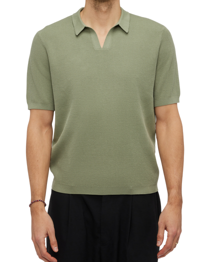 400 - Boxy V-Neck Knit Tee - 1 - 420236 - 2604