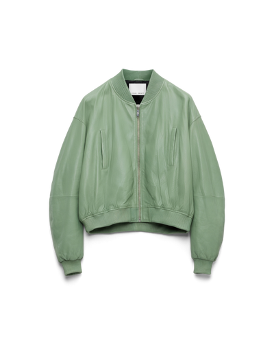 107 - Cropped Leather Bomber Jacket - 1 - 180085 - 2604