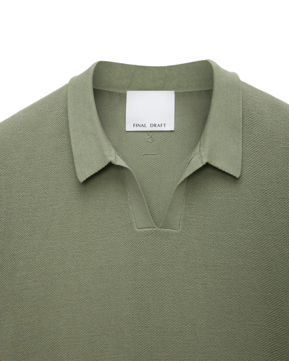 400 - Boxy V-Neck Knit Tee - 1 - 420236 - 2604